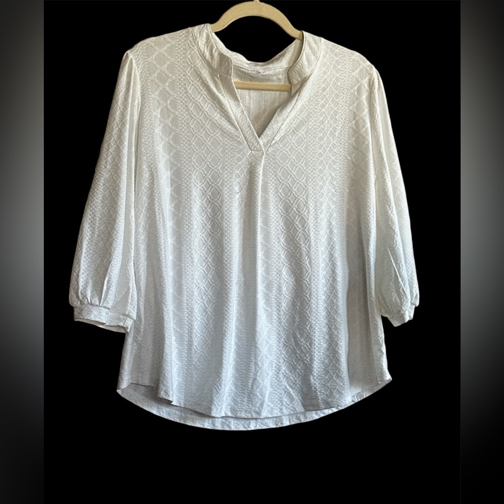 Knit 3/4 Sleeve Tunic/Blouse